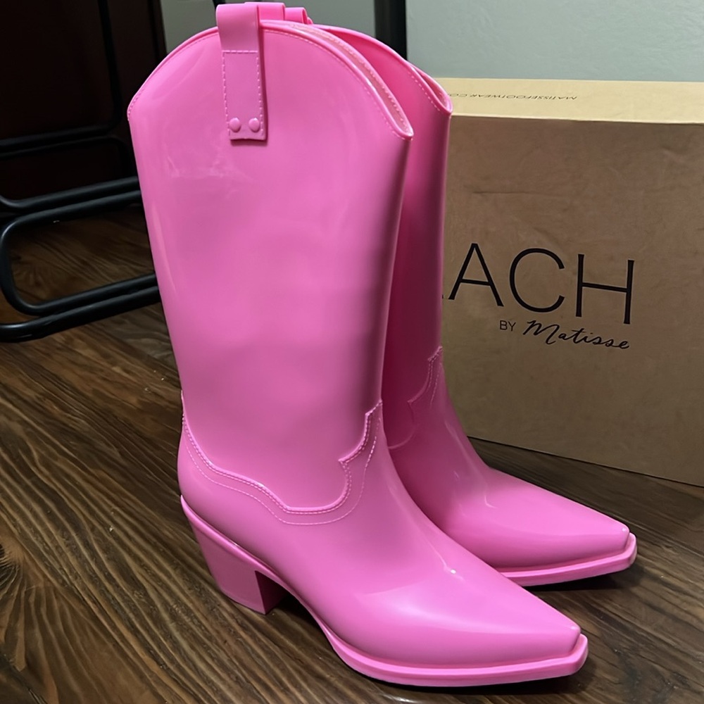 Beach by Matisse Pink Women's Cowboy Boots Size 10